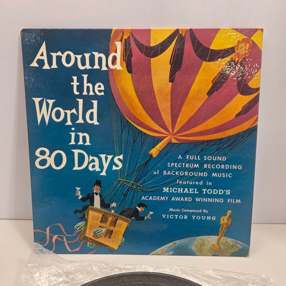 Around the World in 80 Days Vinyl Soundtrack Victor Young Somerset P-2800 LP